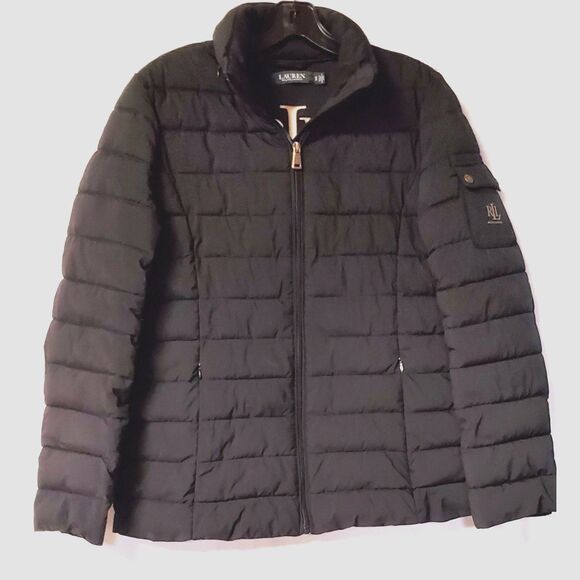 Ralph Lauren Black Puffer Jacket Size SP - Picture 1 of 5
